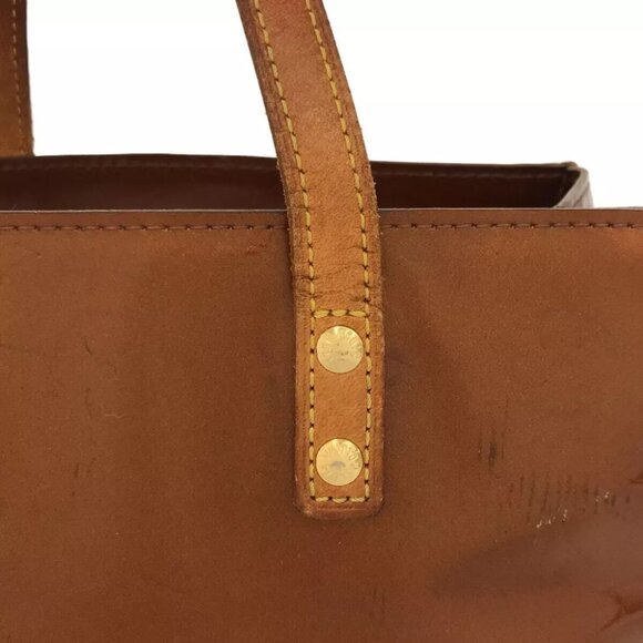 LOUIS VUITTON Reade PM Bronze Monogram Vernis Handbag - Picture 13 of 13